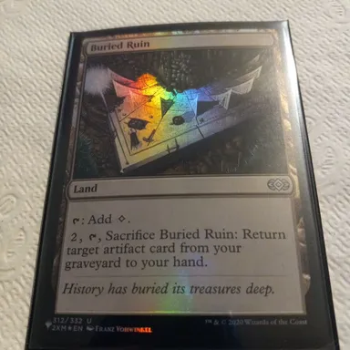 mtg Secret Lair Foil Burried Ruin