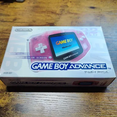Nintendo Gameboy Advance Japanese version in box with manuals