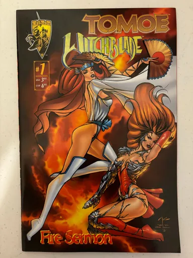 Tomoe/Witchblade: Fire Sermon #1 *Crusade Comics* 1996 Comic