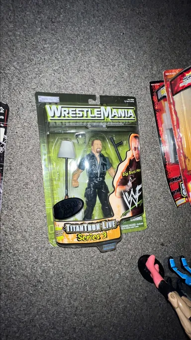 WWE WWF WRESTLEMANIA TITAN TRON LIVE SERIES 3 Big Boss Man Action Figure