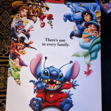 Lilo and Stitch 2002 Original Movie Poster 27x40 Double Sided