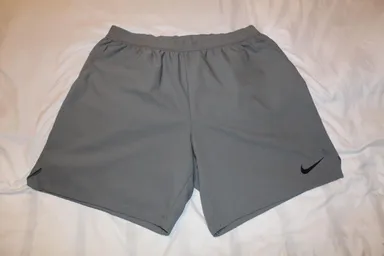 Grey Nike Pro Mens Shorts Sz 2XL