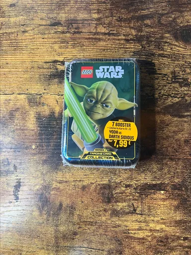 Lego Star Wars series 1 trading cards tin Yoda sealed (2018) German release