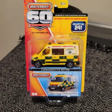 Matchbox 60th Anniversary Renault Master Ambulance