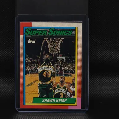 1992 Topps Archives Basketball Gold Shawn Kemp Rookie #136