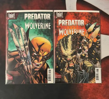 Predator versus Wolverine #1 homage variant set
