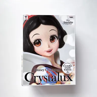 Crystalux Snow White Figure Doll Disney Princess Characters Original Box Japan