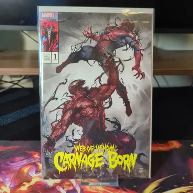 Web Of Venom Carnage Born #1 (2018) Skan Variant Spider-Man #361 Homage Cover