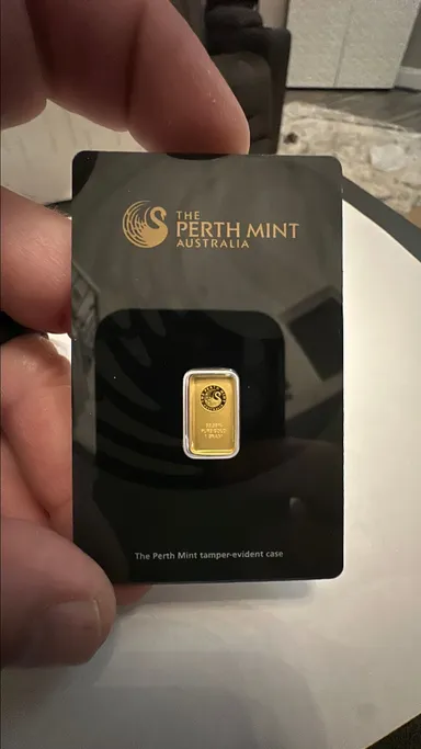 1 Gram Gold Bar - Perth Mint