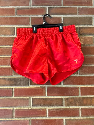 Tesla Limited Edition ‘S3XY’ Red Athletic Shorts - Size Large