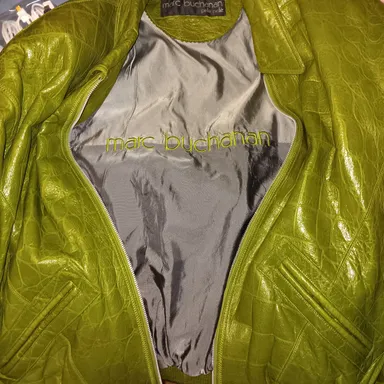 100% alligator skin jacket