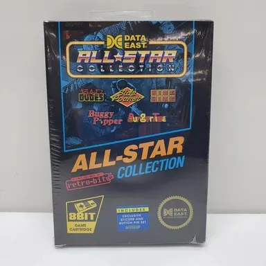 Data East All Star Collection 5 in 1 (NES Retro-Bit) Sealed NEW ((Read))