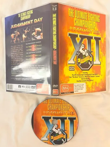 UFC 1997 UFC 12 DVD & Case