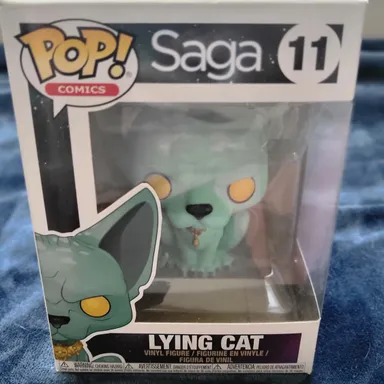 Saga Lying Cat Funko