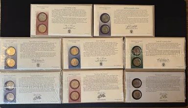 Lot of (8) First Day Coin Cover 50 State Quarters, P&D