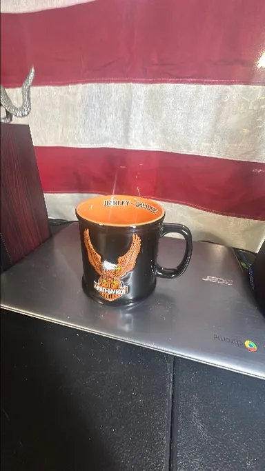 Eagle Harley Davidson coffee mug