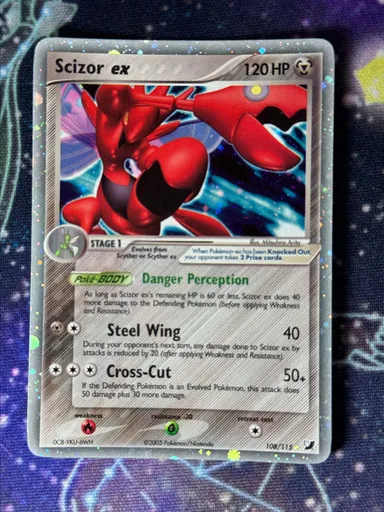 Unseen Forces Scizor EX Holo