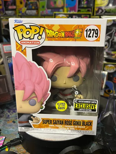 Super Saiyan Rose Goku Black GITD #1279 DBZ Ent Earth Exclusive Funko Pop!