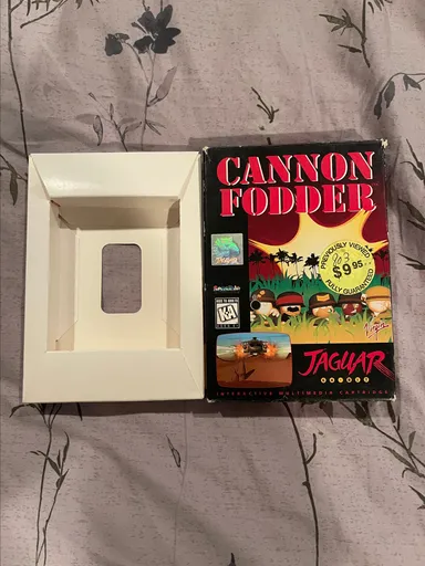 Cannon Fodder box, for Jaguar (just the box)