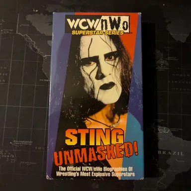 VHS - Wrestling - WCW/NWO Sting Unmasked