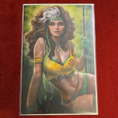 Rogue & Gambit #4 - NM+ Cond - 2023- Nathan Szerdy Cover- Savage Land- Unknown Comics Virgin Variant