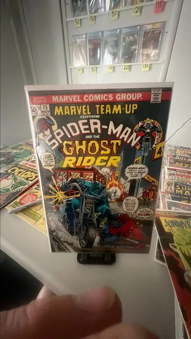 Marvel team up 15 midgrade first meeting Spider-Man and ghost Rider