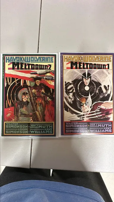 Havok & Wolverine Meltdown 1 and 2