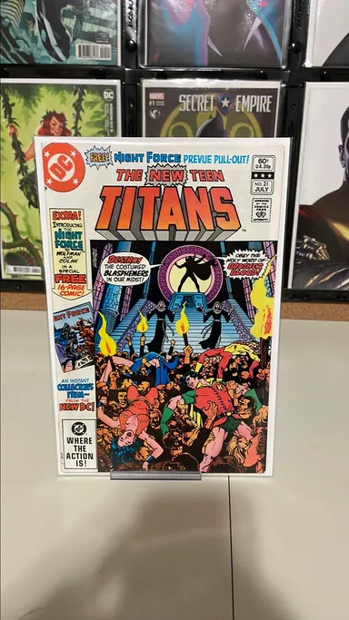 New Teen Titans vol 1, 21 🔑 1st app. Brother Blood, 1st app. Mother Mayhem, 1st app. Baron Winters,