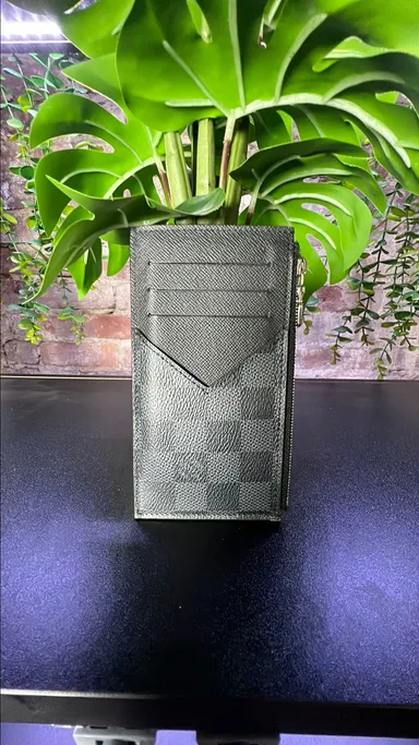 Louis Vuitton Graphite Damier Zippy Cardholder