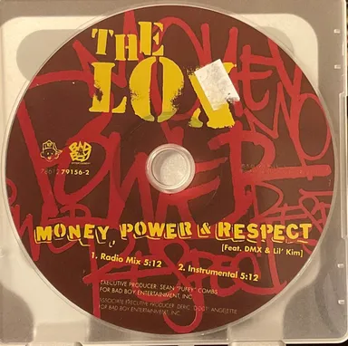 The Lox CD - Money, Power & Respect (CD0001) PLEASE READ DESCRIPTION!
