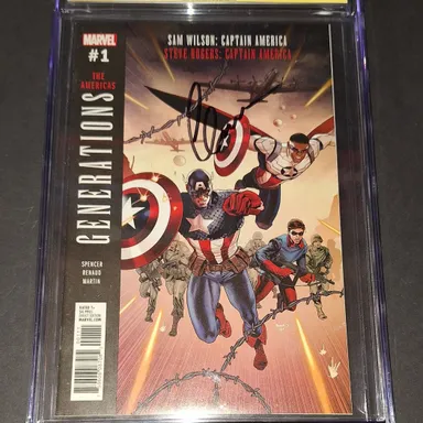 🔥Chris Evans autographed and slabbed comic CGC 9.8🔥
