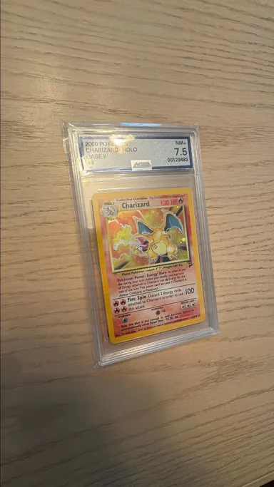 Charizard- Base Set 2 Holo (NM+ 7.5) 4/130