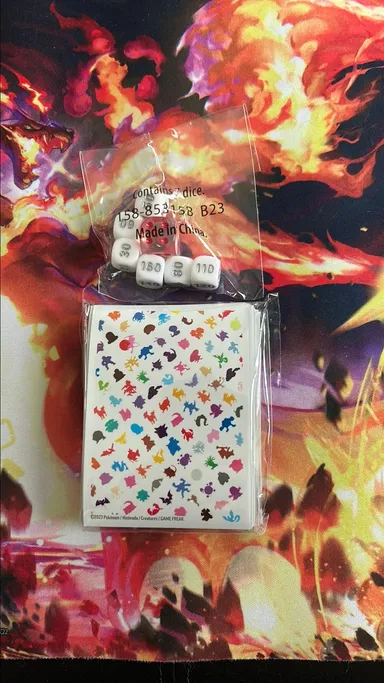 151 sealed sleeves and dice