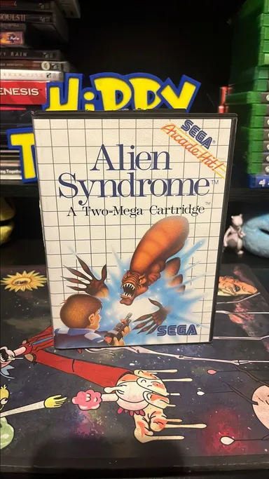 Sega Master System - Alien Syndrome - Case and Cart