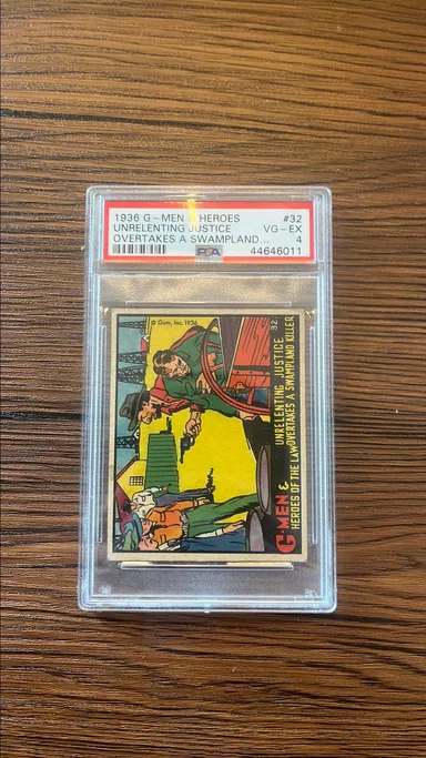 1936 G-Men & Heroes Unrelenting Justice Overtakes A Swampland... PSA VG-EX 4