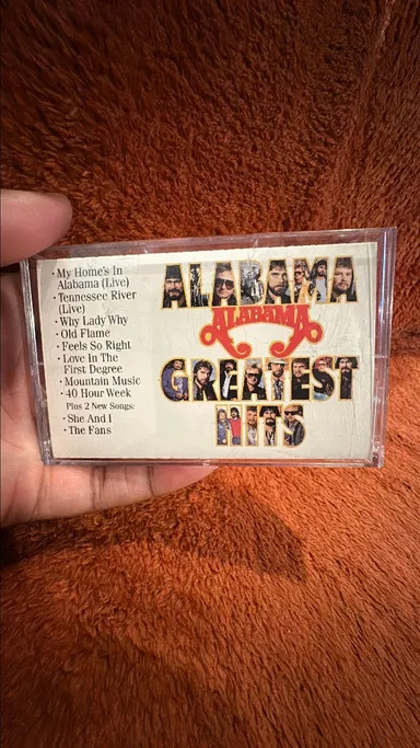 Alabama greatest Hits ( cassette tape / 1986 )
