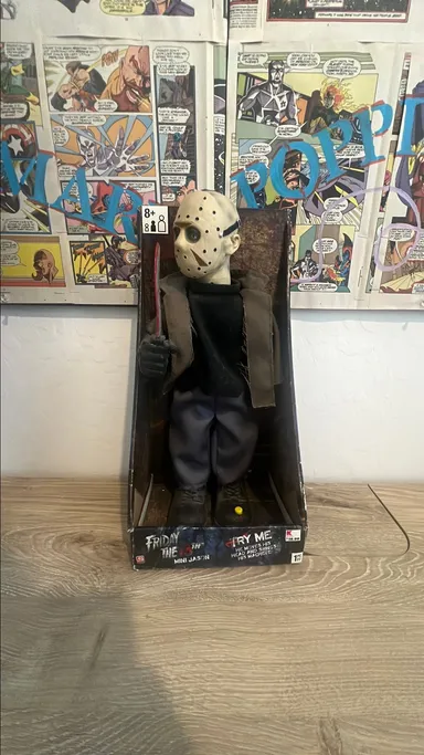 2008 Friday The 13th JASON VOORHEES Talking Action Figure by Gemmy - New In Box!