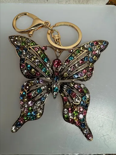48 butterfly purse charm keychain