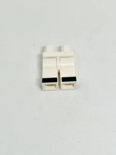 Lego Legs (white / black shoes)