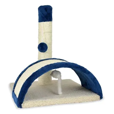Pet Zone Beam and Bow Scratching Square Multi Textured Cat Scratcher Toy