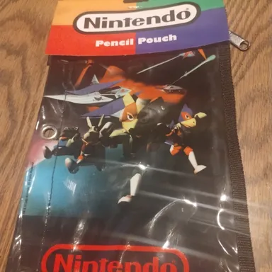 1999 Nintendo Pencil Pouch, NEW, Starfox