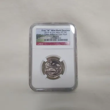 2019-W First "W" Mint Mark Quarter