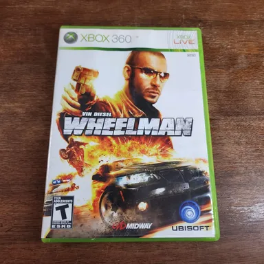Microsoft Xbox 360 Vin Diesel Wheelman CIB Game