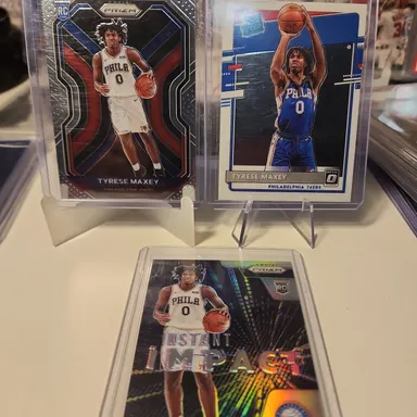 TYRESE MAXEY ROOKIE LOT