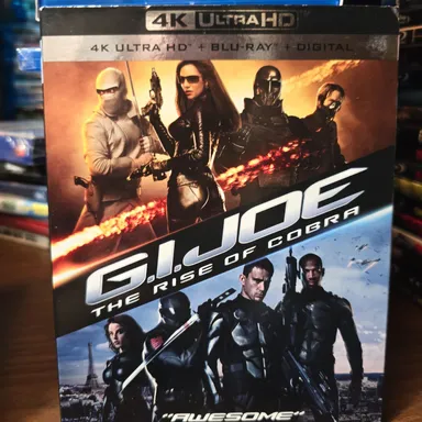 G.I. Joe: The Rise of Cobra (Ultra HD, 2009) With Slipcover No Digital Code