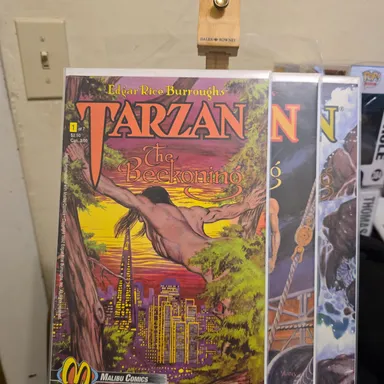 Tarzan The Beckoning #1- #3 (1992 Malibu Comics)