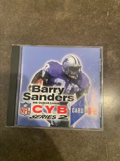 Barry Sanders Cyber Card Series 2