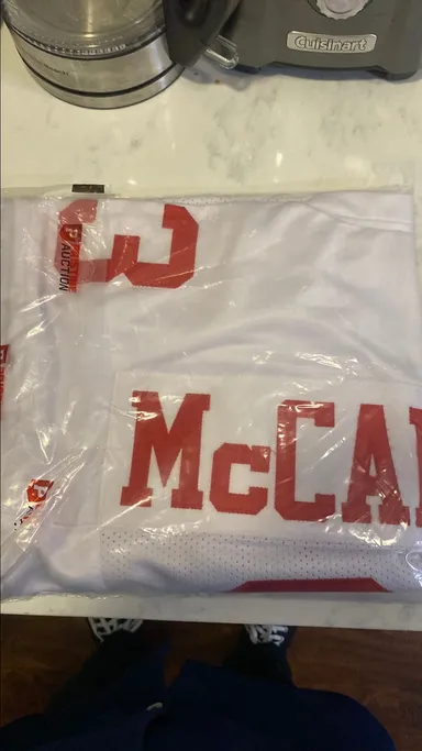 Christian McCaffrey autographed jersey