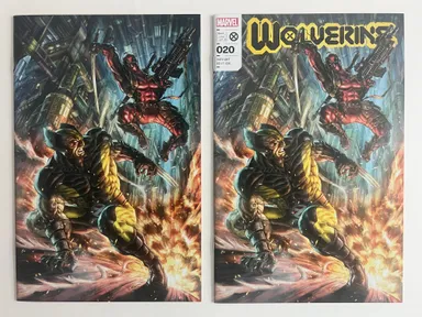 Wolverine 20 Unknown Comics Alan Quah Variant Set Deadpool Covers