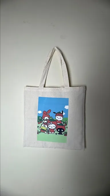 Hello Kitty & Friends Strawberry Summer Tote Bag